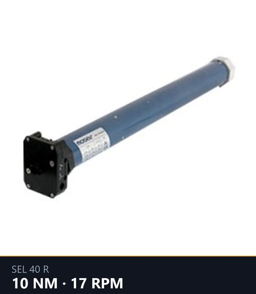 Mosel Sel 40 R 10NM/17RPM Radyo Alıcılı Tüp Motor